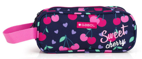 Gabol Sweet Cherry 3 Parts Pencil Case 22cm