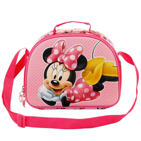 Disney Minnie Mouse Lying 3D Lunch Bag 26cm