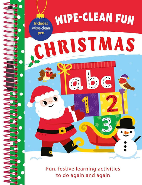 Wipe-Clean Fun Christmas, Fun Learning Activities with Wipe-Clean Pen