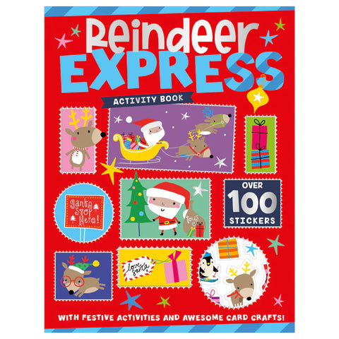 Reindeer Express Christmas Activity Book