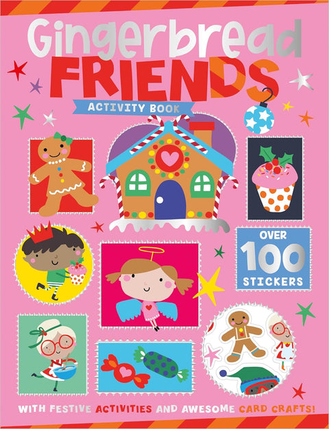 Gingerbread Friends Christmas Activity Book