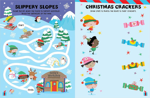 Elf's Adventure Christmas Activity Book