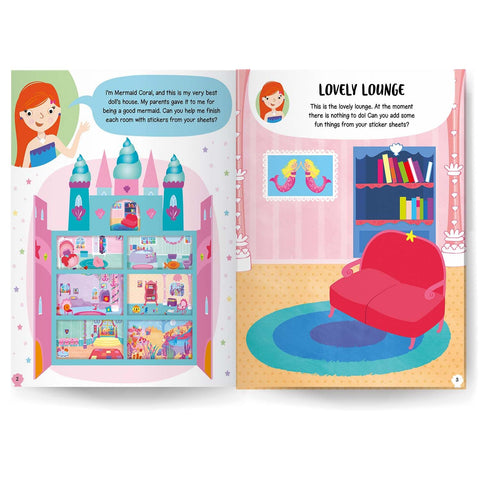Doll's House Sticker Book Mermaid