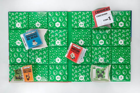 Minecraft Calendrier De l'avent 24 Petits Livres Pour Attendre Noël