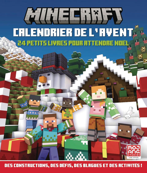 Minecraft Calendrier De l'avent 24 Petits Livres Pour Attendre Noël