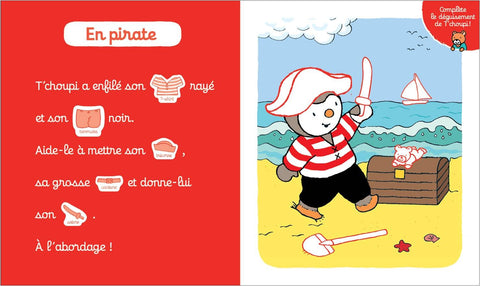 T'choupi se déguise Histoires à 2 voix + Autocollants