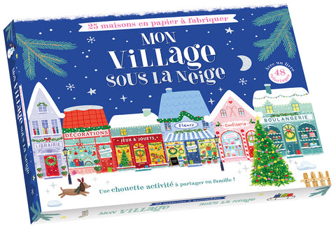 Mon Village Sous La Neige 25 Maisons En Papier à Assembler