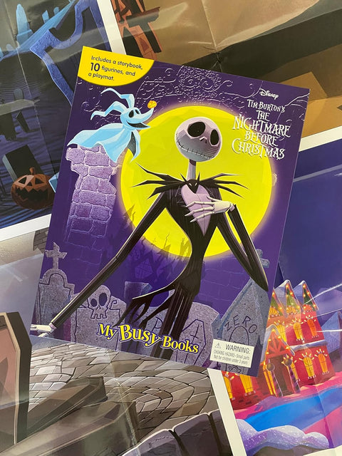 My Busy Book Disney Nightmare Before Christmas with 10 Figurines