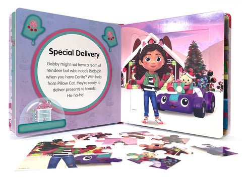 Gabby's Dollhouse Christmas My First Puzzle Book
