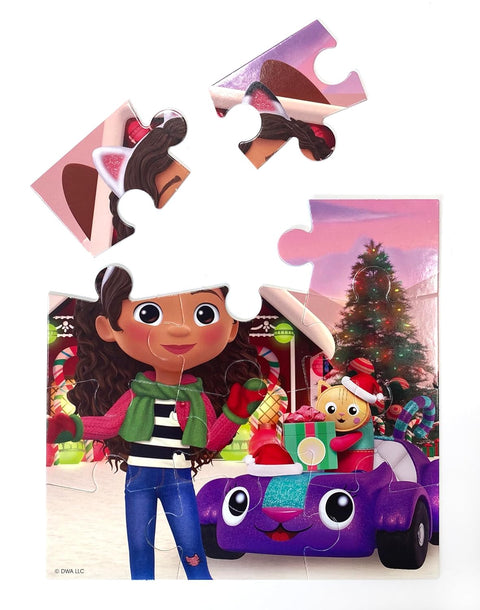 Gabby's Dollhouse Christmas My First Puzzle Book
