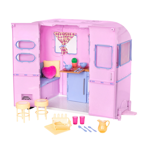 Our Generation R.V. Seeing You Camper Purple for 18" Dolls