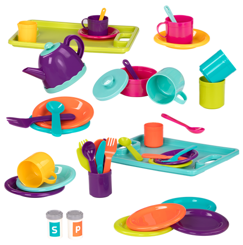 Battat Dinner & Tea Party Set Assorted