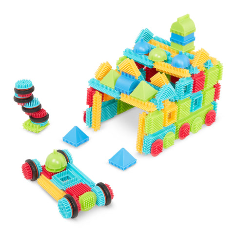 Battat Basic Builder Set Building Bristle Blocks Set 112 Pieces