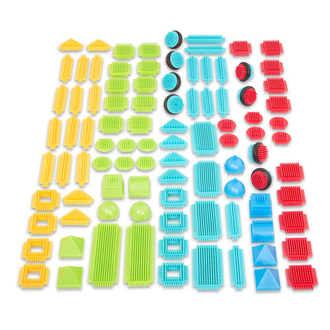 Battat Basic Builder Set Building Bristle Blocks Set 112 Pieces