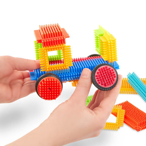 Battat Basic Builder Box Building Bristle Blocks Set 36 Pieces