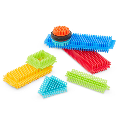 Battat Basic Builder Box Building Bristle Blocks Set 36 Pieces