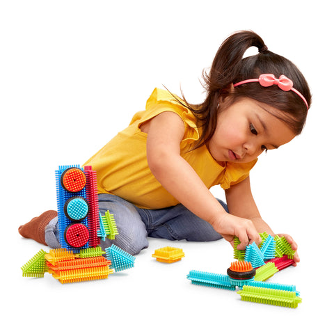 Battat Basic Builder Box Building Bristle Blocks Set 36 Pieces