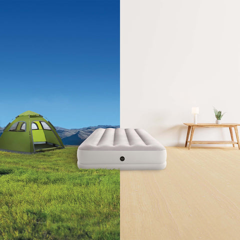 Intex Dura-Beam Standard Prestige Mid-Rise Air Mattress With QuickFill USB Pump 99x191x30cm
