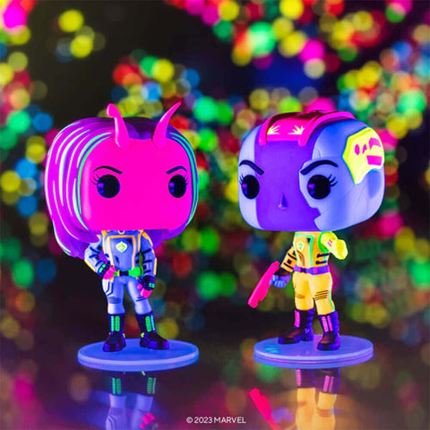Funko Pop! Marvel: Guardians of the Galaxy 3 Nebra & Mantis (Black Light)