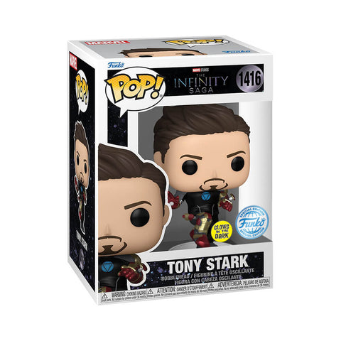 Funko Pop! Marvel Iron Man 3 Tony Stark MK42 Glow in the Dark Exclusive