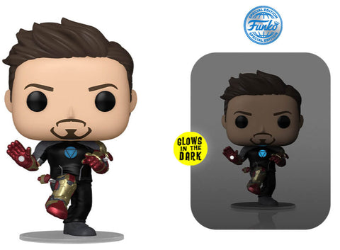 Funko Pop! Marvel Iron Man 3 Tony Stark MK42 Glow in the Dark Exclusive