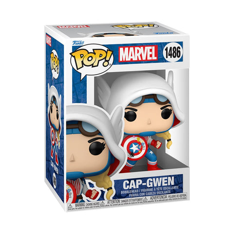 Funko Pop! Spider-Gwen: Gwenverse Cap-Gwen