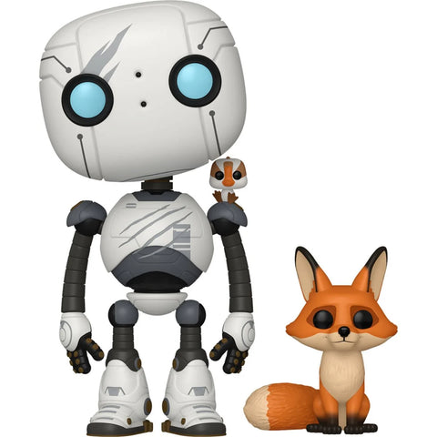 Funko Pop! The Wild Robot Roz with Fink & Brightbill