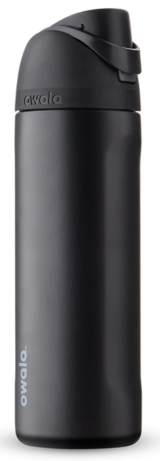 Owala FreeSip Insulated Water Bottle 24oz Very Very Dark