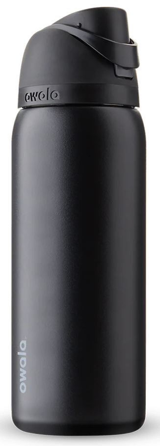 Owala FreeSip Insulated Water Bottle 32oz Very Very Dark