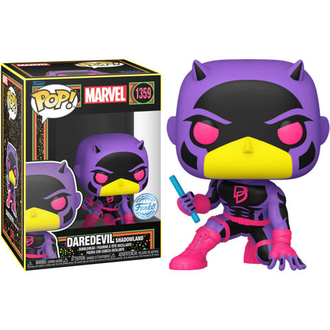 Funko Pop! Marvel Daredevil Shadowland (Black & Red) (Black Light)