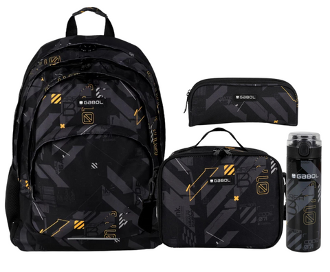 Gabol Byte 3 Parts Backpack 44cm School Set