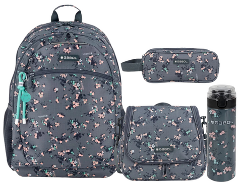 Gabol Secret 2 Parts Backpack 46cm School Set