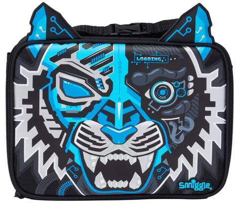 Smiggle Hi There Oblong Tiger-Bot Attach Lunch Bag