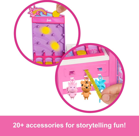 Barbie Mysteries: Beach Detectives Malibu Doll, Cotton Candy Game Playset & Accessories