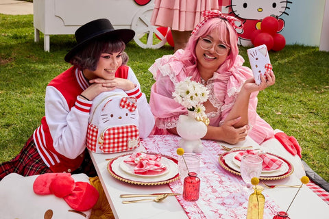 Loungefly Sanrio Hello Kitty Gingham Cosplay Mini Backpack