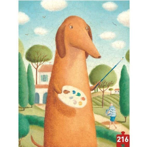 Mideer Pocket Series Puzzle Aartist, 216 Pieces