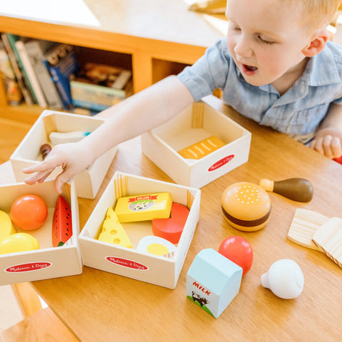 Melissa & Doug Groups Wooden Play Food