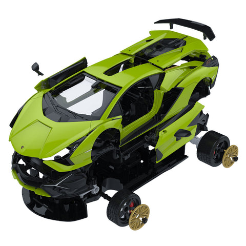 Rastar 1:18 Lamborghini Sian Building Kit R/C 72 Pieces