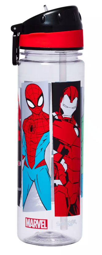 Smiggle Marvel Drink Up Plastic Bottle 650ml