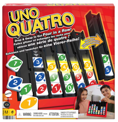 Mattel Games UNO Quatro Game