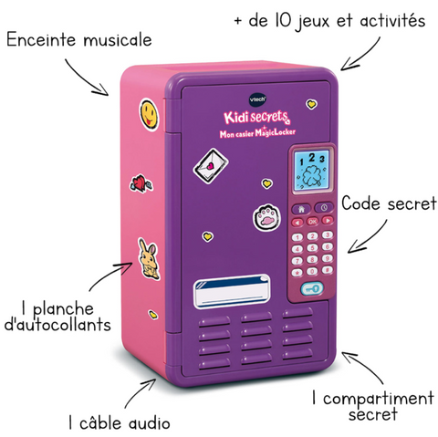 VTech KidiSecrets Mon Casier MagicLocker Rose