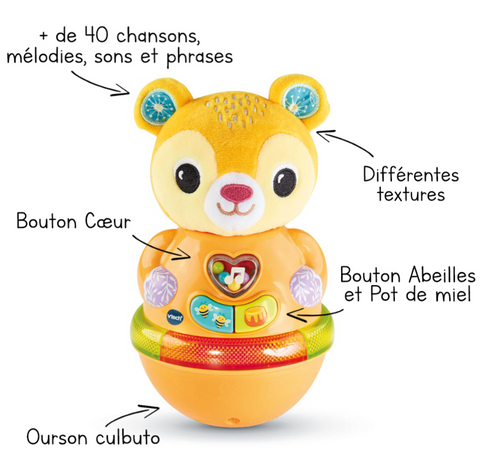 VTech Bonbon Mon Ourson Culbuto