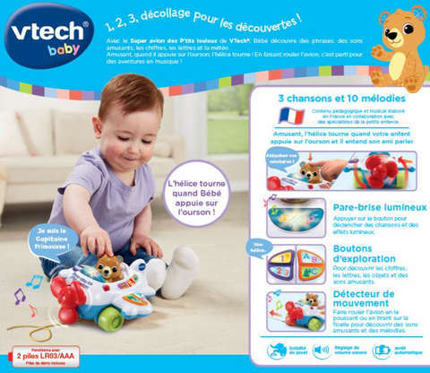 VTech Super Avion Des P'tits Loulous