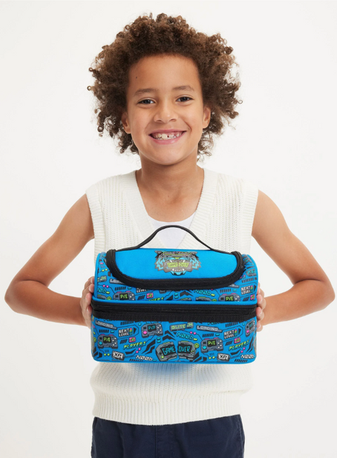 Smiggle Blue Eclipse Double Decker Lunch Bag