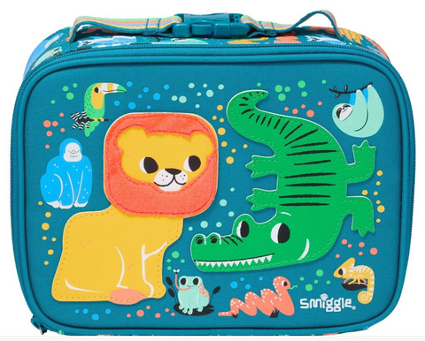 Smiggle Green Big Dreams Teeny Tiny Square Lunch Bag
