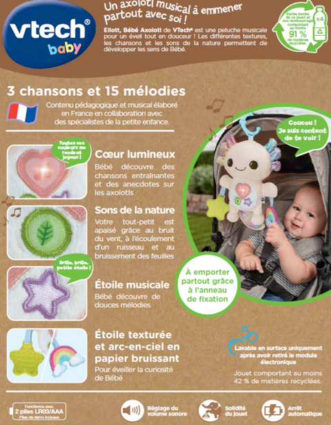 VTech Eliott, Bébé Axolotl Musical