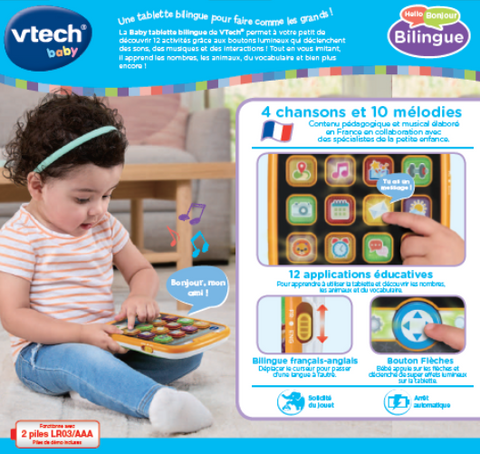 VTech Baby Tablette Bilingue