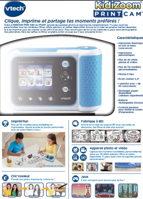 VTech KidiZoom Print Cam Graffiti