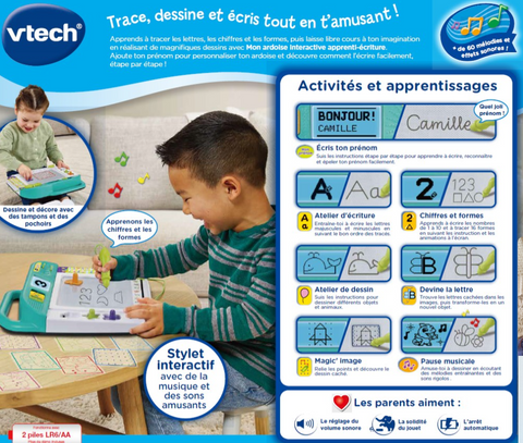 VTech Mon Ardoise Interactive Apprenti-écriture