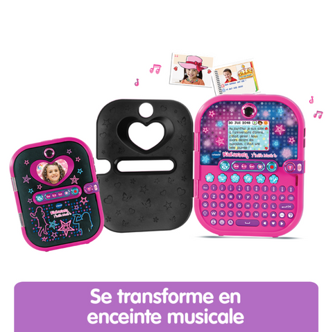 VTech KidiSecrets Selfie Music Noir Journal Intime Électronique